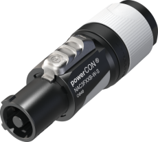 NAC3FXXB-W-S Neutrik - Connecteur PowerCON mâle de sortie 20A