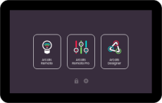 NATOUCH-1 Tablette murale 7'' intégrable pour contrôleur Stick ou dina