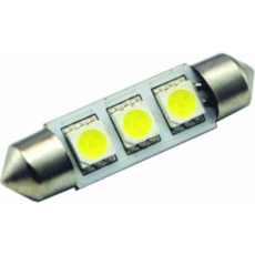 Navette 12v 0.5W 3 LED 5050 Blanc froid