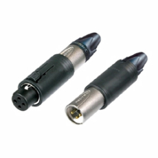 Fiche XLR 3 points CONVERTCON mâle femelle droite NEUTRIK NC3 FM-C convertible