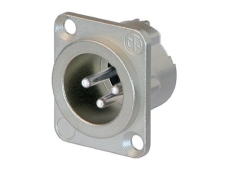 NC3MD-LX Neutrik - Embase male XLR acier 3 points