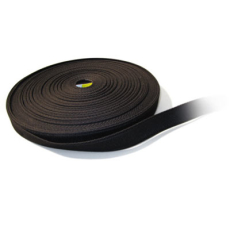 100m de ruban coton pour nouettes  largeur 2cm noire