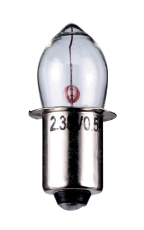 Ampoule pour torche 2,5V 0,75W 300mA culot P13.5s