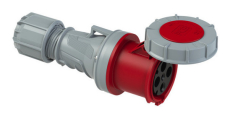 Prise P17 femelle 63A Triphasé 4 broches IP 67 Turbo Twist