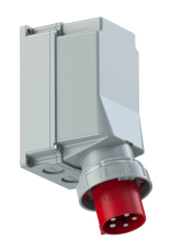 socle P17 male 125A Tétrapolaire 5 points IP67