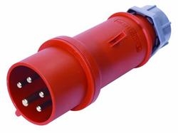 Prise P17 male 32A Tétrapolaire 5 points IP44 DESTOCKAGE