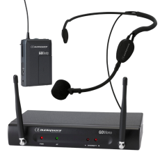 Pack Go AIR Sport F5 Audiophony - Micro serre tête HF sport résiatant avec récepteur sans fil diversity