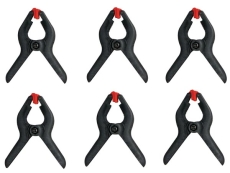 Lot de 6 pinces ouverture max 25mm