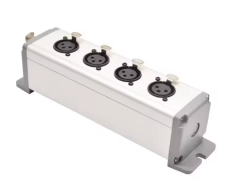 boitier RJ45 pour Fiches 4 XLR combo femelle avec fixation murales.