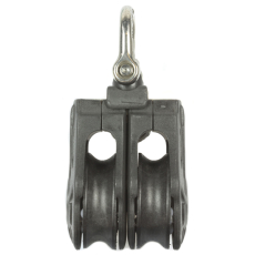 Poulie 2 passages ou réas 35mm Wichard avec roulement