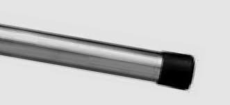 Pied fixe de praticable ASD PS080 alu 50x3x775mm avec embout PVC plancher 80cm