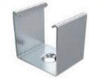 Clip de fixation métal pour profilé de ruban type Y