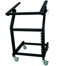 Rack inclinable 19pouces sur roulettes