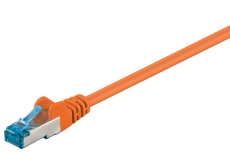 Câble Rj45 Cat 6A S/FTP Orange - 25cm