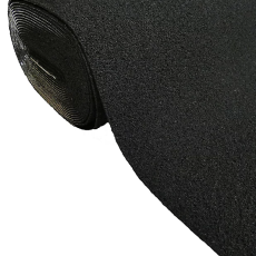 Rouleau de moquette noire filmée largeur 2m longueur 35m noire