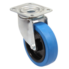 Roulette pivotante avec platine Flight 125m