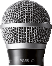 Capsule complète PG58 pour Micro HF Shure