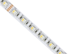 Ruban de led RGBWW (blanc chaud) avec leds 4 en 1 longueur 5m 24V IP20