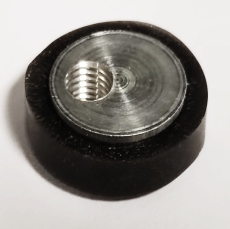 Ecrou exentrique avec protection silicone pour butée de lentille sur Robert Juliat 310