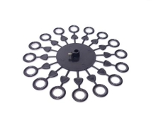 Roue de palettes pour machine à bulle