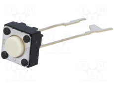 Switch interrupteur à souder 2 pattes / commutateur Omron B3F 6000 6x6x4.3mm 0.98N
