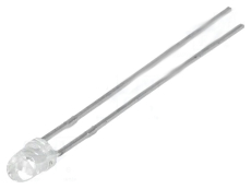 Led Rouge 3mm transparente