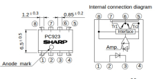 PC923 High Speed Photocoupler for MOS-FET / IGBT Drive DIP-8