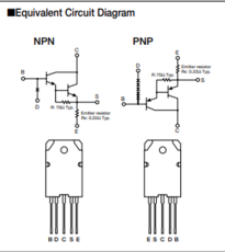 Transistor Darlington SAP16N