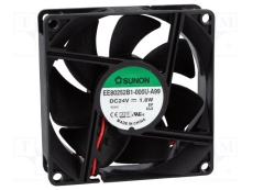 Ventilateur 80x80x25mm 24VDC 1W