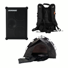 Pack Soundboks 4 B Enceinte autonome Bluetooth 216W 126dB IP65 noire + Support sac à dos + Kit Festival
