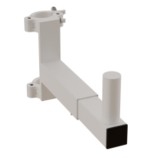 SUP-TEL30W Contestage - Support téléscopique blanc sur tube 50mm pour enceinte ou projecteur