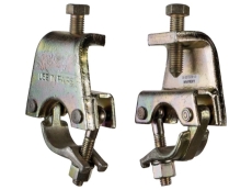 Jeu de 2 fixations pour tube diametre 50mm 600Kg