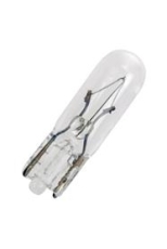 Ampoule pour témoin wedge T5 1/2 24V 1,2W à culot verre 5X20mm