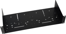 Plateau Rackable 2U pré-perçé pour récepteurs HF ou carte son