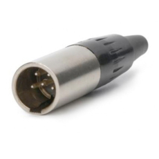 Fiche mâle MINI XLR - MINI QG 4 points