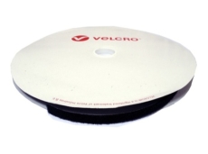 Velcro adhésif Boucle noir 25 mm prix au mètre