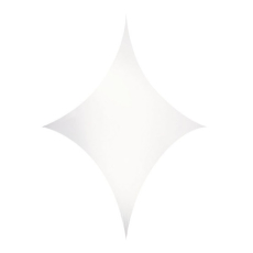 Toile Velum extensible losange 250 x 250 cm blanc