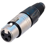 Prise femelle XLR metal 3 points