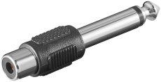 adaptateur JACK 6.35  male vers CINCH RCA femelle