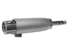 adaptateur XLR 3 femelle vers Jack 6.35 male stereo