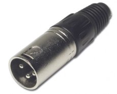 Bouchon DMX XLR metal 3 points