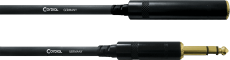 Cable prolongateur casque stéréo jack Male vers Femelle 6.35 longueur 3m