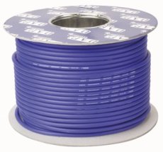 Cable DMX 2 conducteurs + blindage bleu au metre