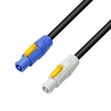 Cordon prolongateur Powercon bleu vers powercon grise 5 m en 3X1.5mm²