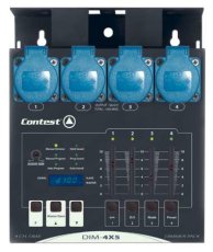 Bloc de puissance Contest DIM-4X5 4 voies 1000W compact avec fader
