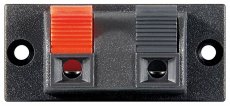 Embase à pinces pour 1 haut-parleur 4mm2 max