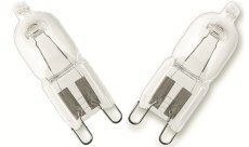lot de 2 Ampoules Halogène G9 240V 40W claire