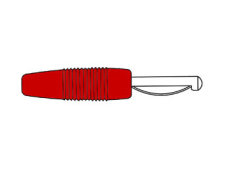 HM1410C Hirshmann fiche banane 4mm rouge à vis