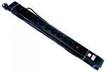 Multiprise noire 10 prises 16A inter et protection 1,5m rallonge