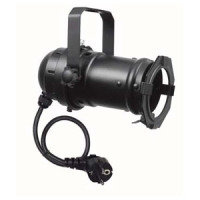 Projecteur PAR 16 noir sans lampe avec alimentation 230V et douille GU10